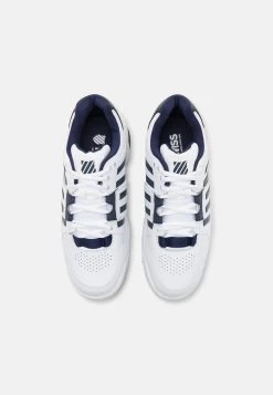 K-Swiss Accomplish Iv - Tennisschoenen Voor Alle Ondergronden - White/Peacoat/Silver -Mode Herenkleding Winkel 00a9d1cb848a44f6a6b3fa518c23015d