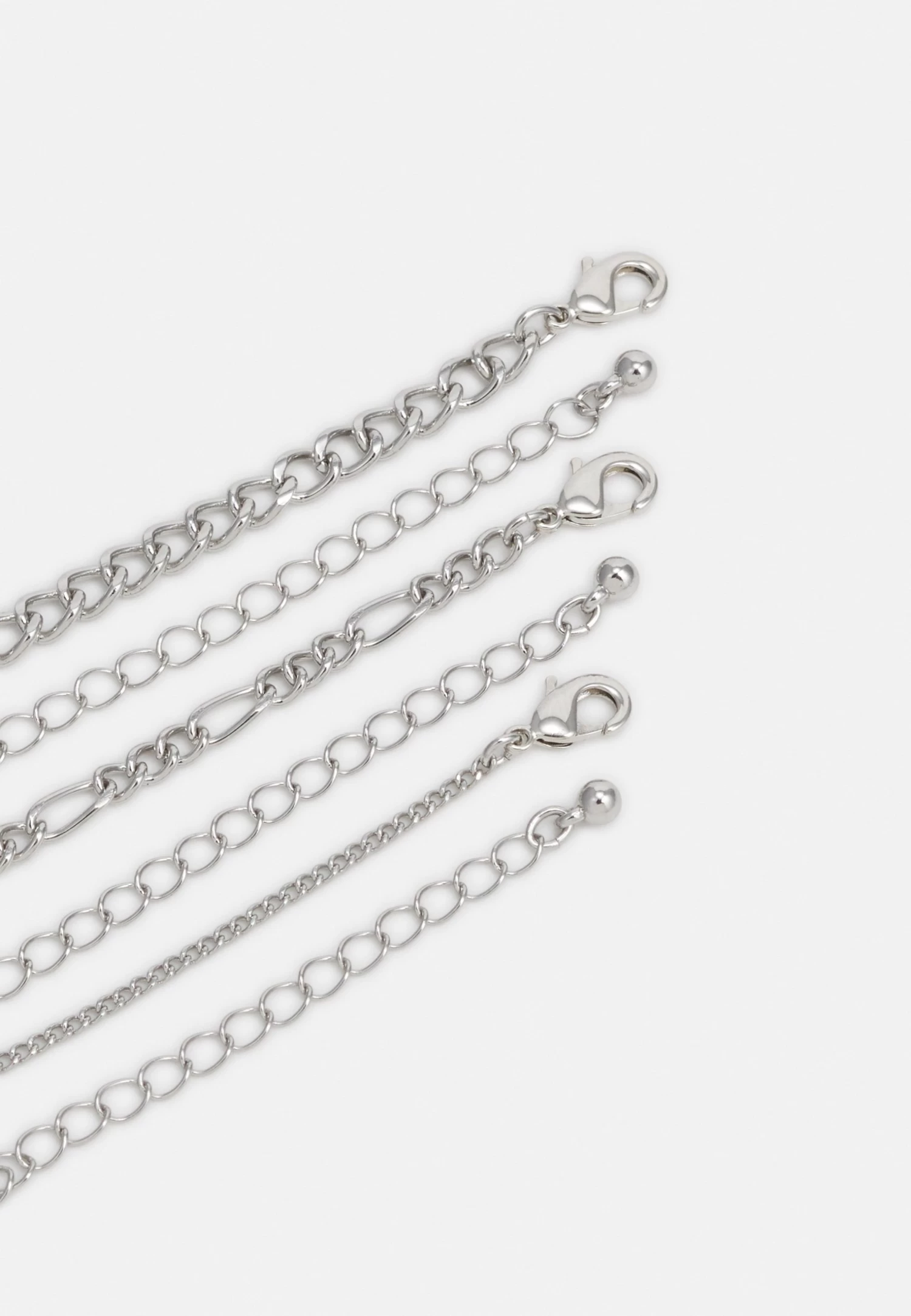 Pier One Unisex 3 Pack - Ketting - Silver-Coloured 2 Pier One Unisex 3 Pack - Ketting - Silver-Coloured - Afbeelding 2