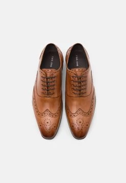 Pier One Leather - Veterschoenen - Cognac -Mode Herenkleding Winkel 15f1d142a8814a208bbc0e7f2bb30aed