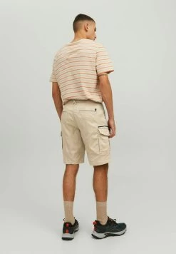 Jack & Jones Unifarbene Dex Mit Cargotaschen - Shorts - Oxford Tan -Mode Herenkleding Winkel 1ab3f3914332431e95b6e3e989b9feda
