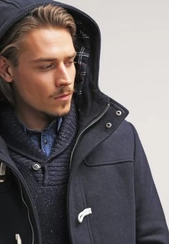 Pier One Halflange Jas - Navy -Mode Herenkleding Winkel 39fc34304bfd4cb98c88dbc8fb72bf47