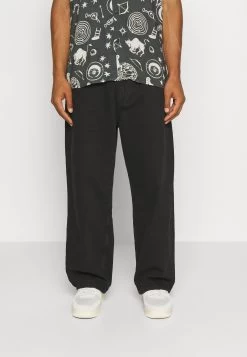 YOURTURN Baggy Jeans Unisex - Relaxed Fit Jeans - Black Denim