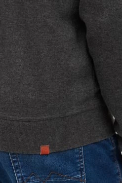 Blend Bhspeedy - Sweater Met Rits - Charcoal -Mode Herenkleding Winkel 7711d04f7de04c45aee8e862d010f80e