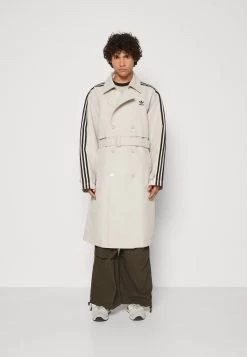 Adidas Originals 3 Stripe Coat Unisex - Trenchcoat - Beige