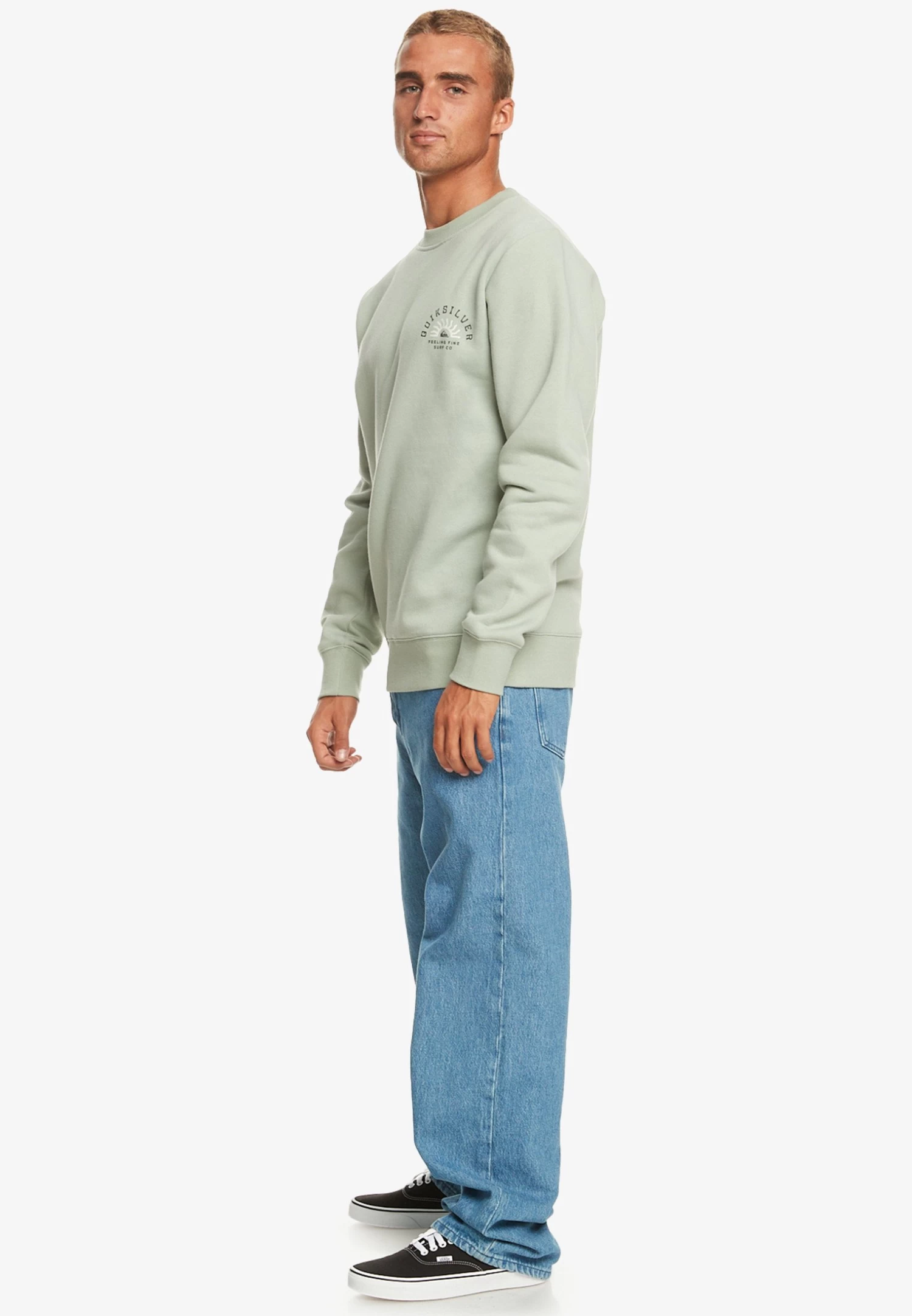 Quiksilver Surf EarthOtlr Tjl0 - Sweater - Iceberg Green 2 Quiksilver Surf EarthOtlr Tjl0 - Sweater - Iceberg Green - Afbeelding 2