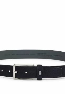 Boss Calis-Logo - Riem - Dark Blue One -Mode Herenkleding Winkel ab2964de65614411aedb9cb1cafc0b5a