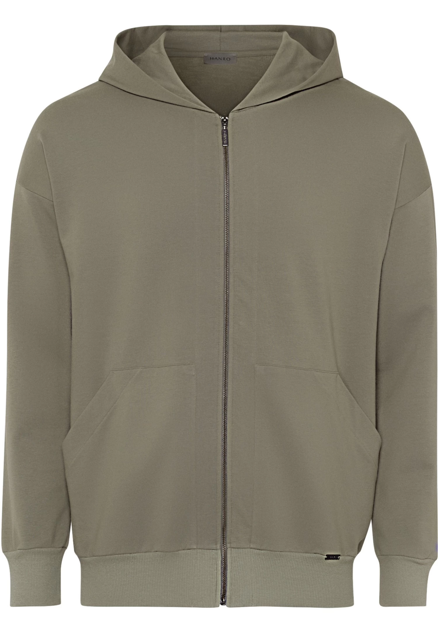 HANRO Natural Living - Sweater Met Rits - Antique Green 5 HANRO Natural Living - Sweater Met Rits - Antique Green - Afbeelding 5