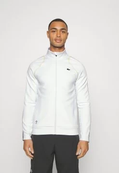 Lacoste Sport Tennis Jacket Med - Trainingsvest - Blanc Jaune