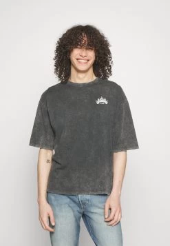 YOURTURN Skull Graphic Tee Unisex - T-Shirt Print - Mottled Black -Mode Herenkleding Winkel da5ddb789f454a678b4b27212f932166