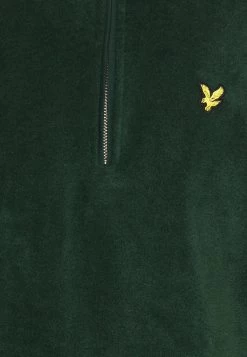 Lyle & Scott Quarter Zip - Fleece Trui - Dark Green -Mode Herenkleding Winkel dbcf39ef912d4e259967721149263e86