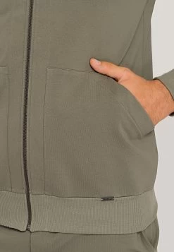 HANRO Natural Living - Sweater Met Rits - Antique Green 9 HANRO Natural Living - Sweater Met Rits - Antique Green -Mode Herenkleding Winkel ef557c15b88a42439409c20e0f01d135